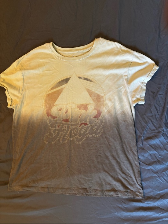 Pink Floyd Tops - Pink Floyd Beige to Brown Ombre Graphic Tee